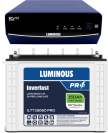 Luminous EVO S1250 Sinewave Home UPS (1100 va) & Luminous ILTT 18060 - 150AH Tall Tubular Battery Luminous Inverter Battery Combo